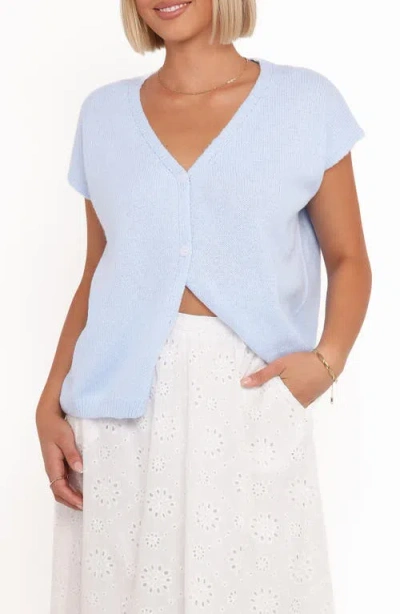 Petal And Pup Petal & Pup Mariana Knit Sweater Vest In Blue