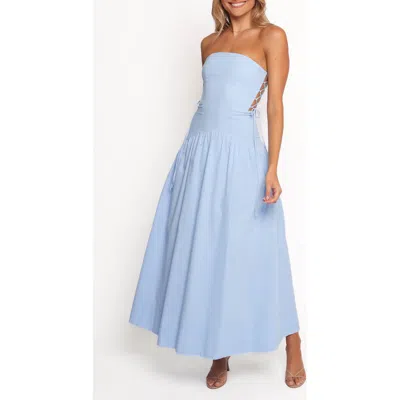 Petal And Pup Petal & Pup Maude Sleeveless Fit & Flare Dress In Blue