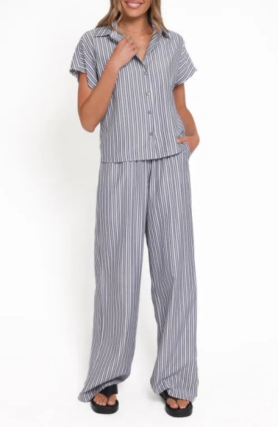 Petal And Pup Petal & Pup Melanie Shirt & Pants Set In Gray