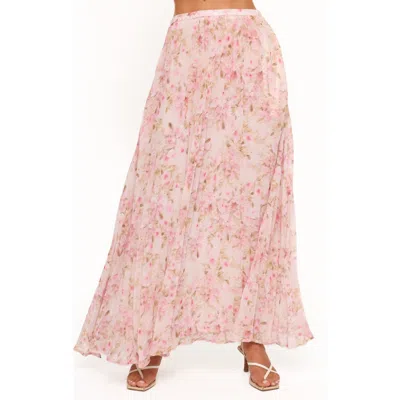 Petal And Pup Petal & Pup Mena Pleated Maxi Skirt In Multi