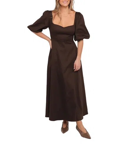 Petal And Pup Merlena Maxi Dress In Black