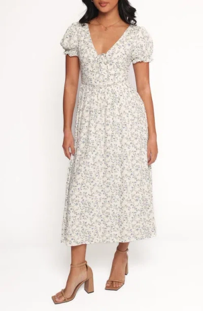 Petal And Pup Petal & Pup Mildred Floral Print Maxi Dress In White
