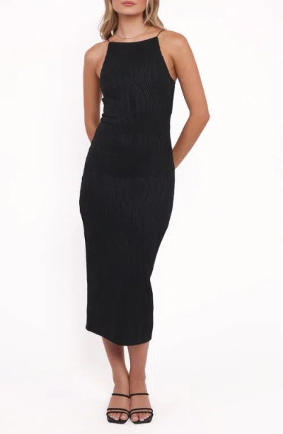 Petal And Pup Petal & Pup Moira Sleeveless Midi Dress In Black