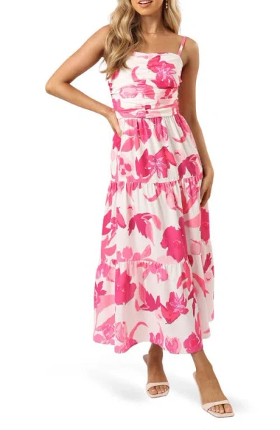 Petal And Pup Petal & Pup Monika Floral Fit & Flare Maxi Dress In Multi