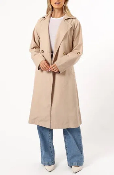 Petal And Pup Petal & Pup Montana Trench Coat In Blue
