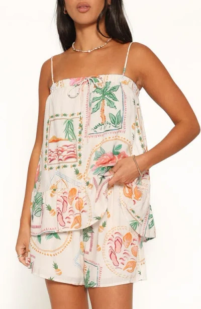 Petal And Pup Petal & Pup Narella Two-piece Camisole & Shorts Set In Multi