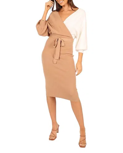 Petal And Pup Nate Dress In Brown