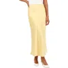 Petal And Pup Petal & Pup Nellie Satin Maxi Skirt In Yellow