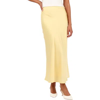 Petal And Pup Petal & Pup Nellie Satin Maxi Skirt In Yellow