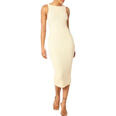 Petal And Pup Petal & Pup Nita Reversible Ribbed Sweater Dress In Neutral