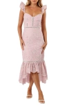 Petal And Pup Petal & Pup Novella Midi Dress In Pink