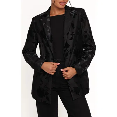 Petal And Pup Petal & Pup Ollie Burnout Blazer In Black