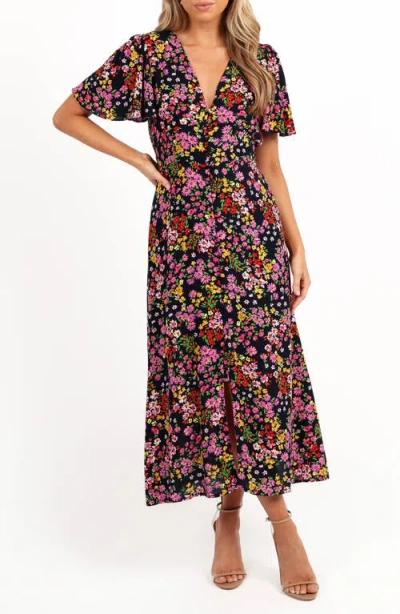 Petal And Pup Petal & Pup Owena Floral Midi Dress In Multi