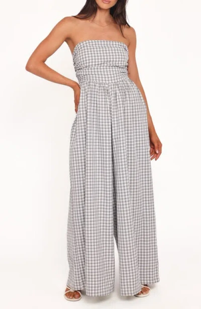 Petal And Pup Petal & Pup Paige Strapless Jumpsuit In Neutral