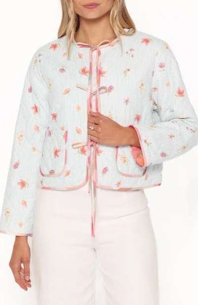 Petal And Pup Petal & Pup Percy Reversible Quilted Jacket In Blue