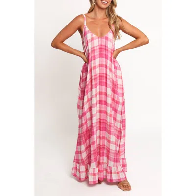 Petal And Pup Petal & Pup Perle Checkered Maxi Dress In Multi