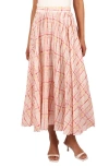 Petal And Pup Petal & Pup Polina Pleated Maxi Skirt In Pink