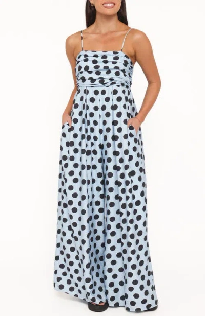 Petal And Pup Petal & Pup Pricilla Dot Sleeveless Jumpsuit In Multi