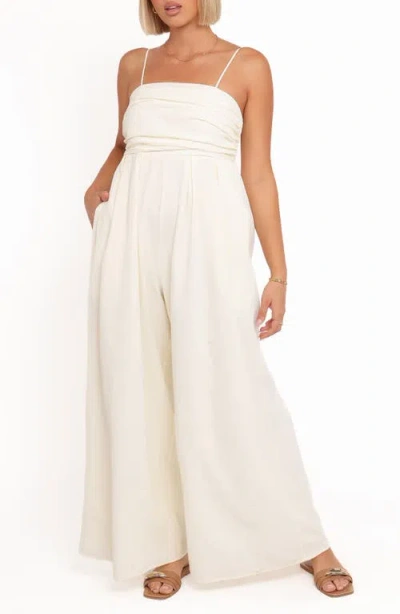 Petal And Pup Petal & Pup Priscilla Flowy Wide Leg Jumpsuit In Yellow