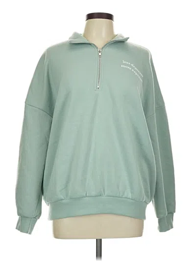 Pre-owned Petal And Pup Pullover Hoodie In Green
