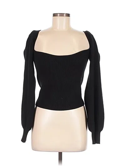 Petal And Pup Pullover Sweater In Black