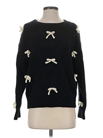 Pre-owned Petal And Pup Pullover Sweater In Black
