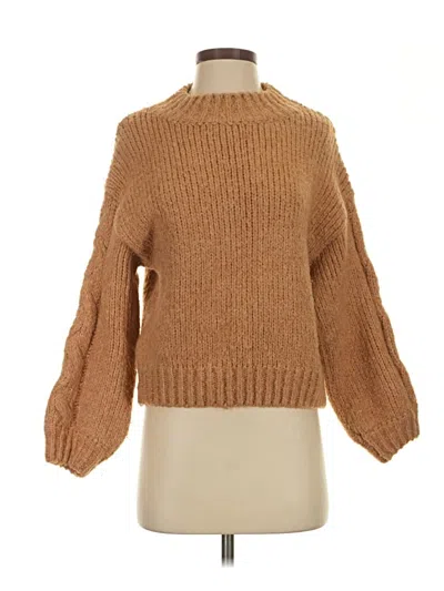 Pre-owned Petal And Pup Pullover Sweater In Brown