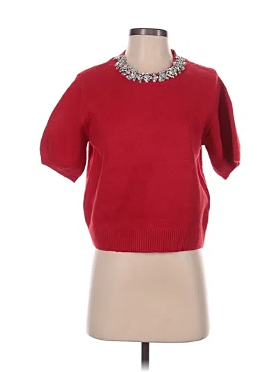 Pre-owned Petal And Pup Pullover Sweater In Red