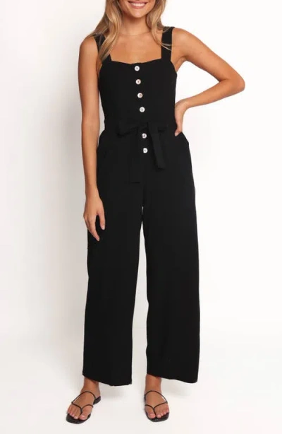 Petal And Pup Petal & Pup Rachel Flare Leg Jumpsuit In Black
