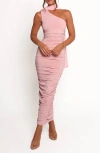Petal And Pup Petal & Pup Reia One-shoulder Body-con Dress In Pink