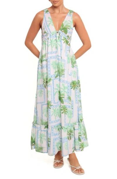 Petal And Pup Petal & Pup Rhiannon Print Sleeveless Maxi Dress In Animal Print