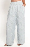 Petal And Pup Petal & Pup Robin Soutache Wide Leg Pants In White