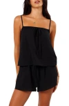 Petal And Pup Petal & Pup Robinson Camisole & Shorts Set In Black