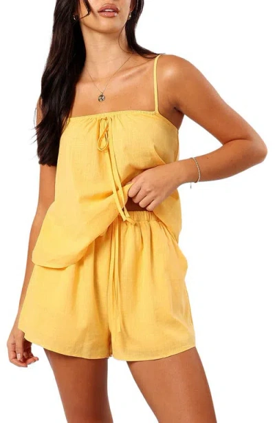 Petal And Pup Petal & Pup Robinson Camisole & Shorts Set In Marigold