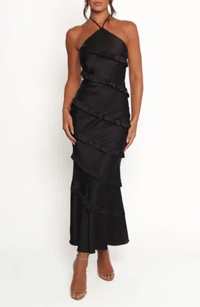 Petal And Pup Petal & Pup Roxanne Halter Maxi Dress In Black