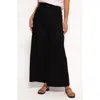 Petal And Pup Petal & Pup Sadie Cotton & Linen Wide Leg Pants In Black