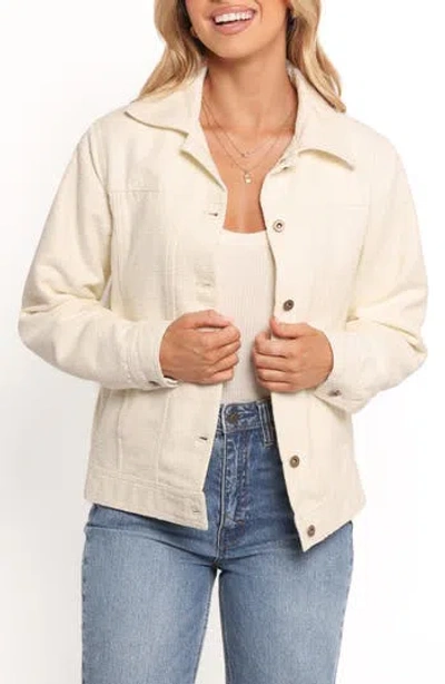 Petal And Pup Petal & Pup Sandy Bouclé Jacket In Neutral