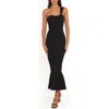 Petal And Pup Petal & Pup Sasha One-shoulder Maxi Dress In Black
