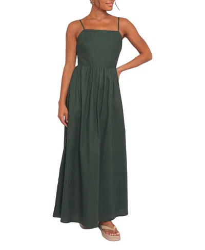 Petal And Pup Savannah Maxi Dress In Green