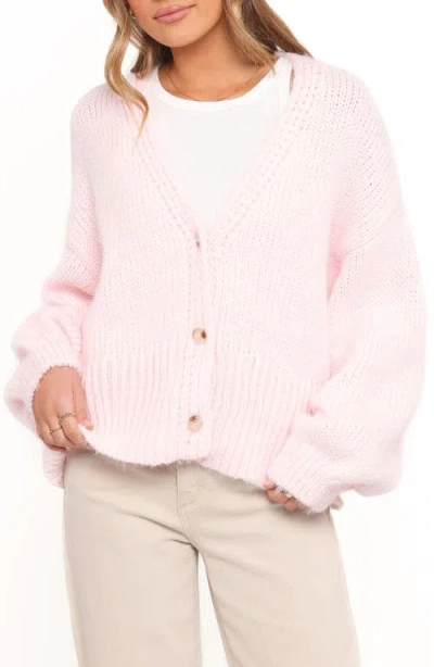 Petal And Pup Petal & Pup Selina Balloon Sleeve Cardigan In Multi