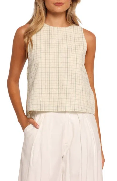 Petal And Pup Petal & Pup Selva Bow Back Sleeveless Top In Neutral