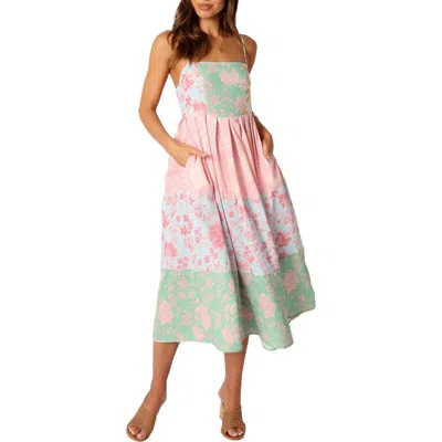 Petal And Pup Petal & Pup Shelby Mixed Floral Midi Sundress In Multi
