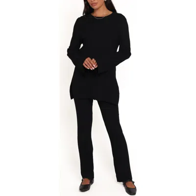 Petal And Pup Petal & Pup Silvie Rib Pajamas In Black