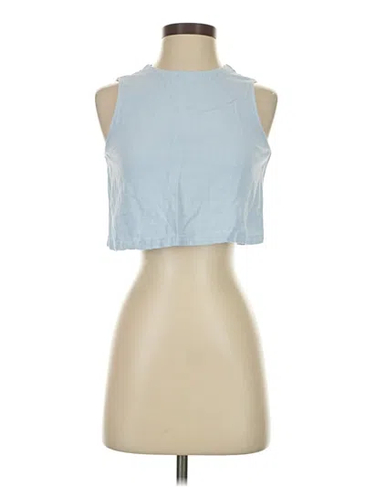 Pre-owned Petal And Pup Sleeveless Blouse In Blue