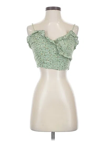 Pre-owned Petal And Pup Sleeveless Blouse In Green