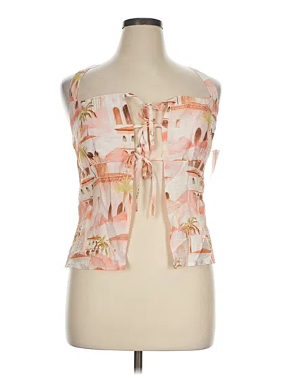 Pre-owned Petal And Pup Sleeveless Blouse In Pink