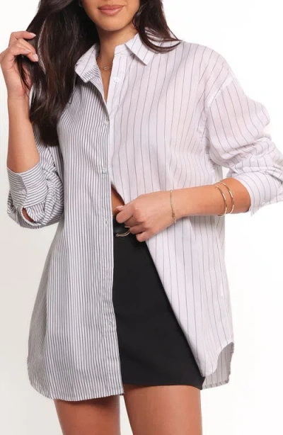 Petal And Pup Petal & Pup Sofia Cotton Shirt In Black