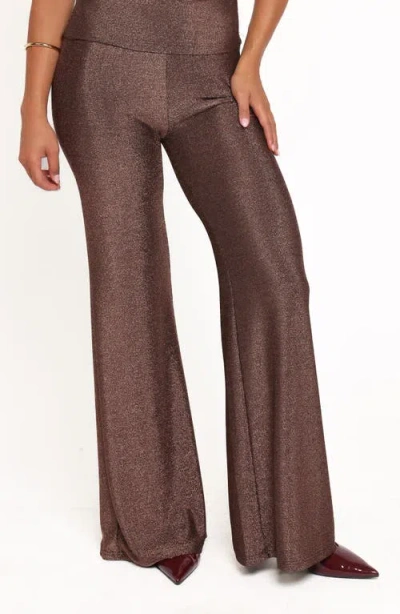 Petal And Pup Petal & Pup Sydney Wide Leg Pants In Brown