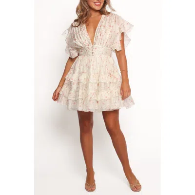 Petal And Pup Petal & Pup Tamsin Tiered Minidress In Multi