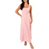 Petal And Pup Petal & Pup Tatum Sleeveless Linen Blend Maxi Dress In Pink
